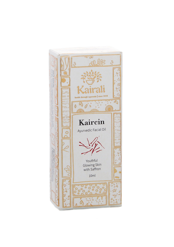 Kairali Kaircin - Ayurvedic Facial Oil for Youthful Glowing Skin with Saffron (10 ml)