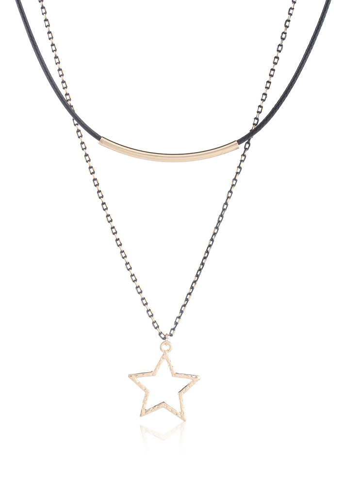 STAR OF MY EYE LAYERED NECKLACE