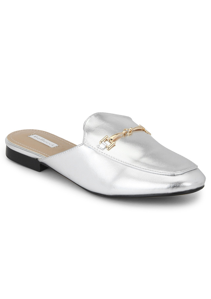 CLASSIC SILVER SLIP ONS