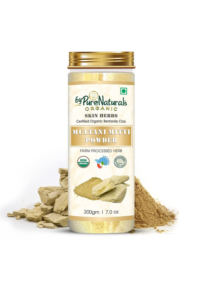 ByPureNaturals 100% Natural Herbal Organic Multani Mitti Powder 200gm