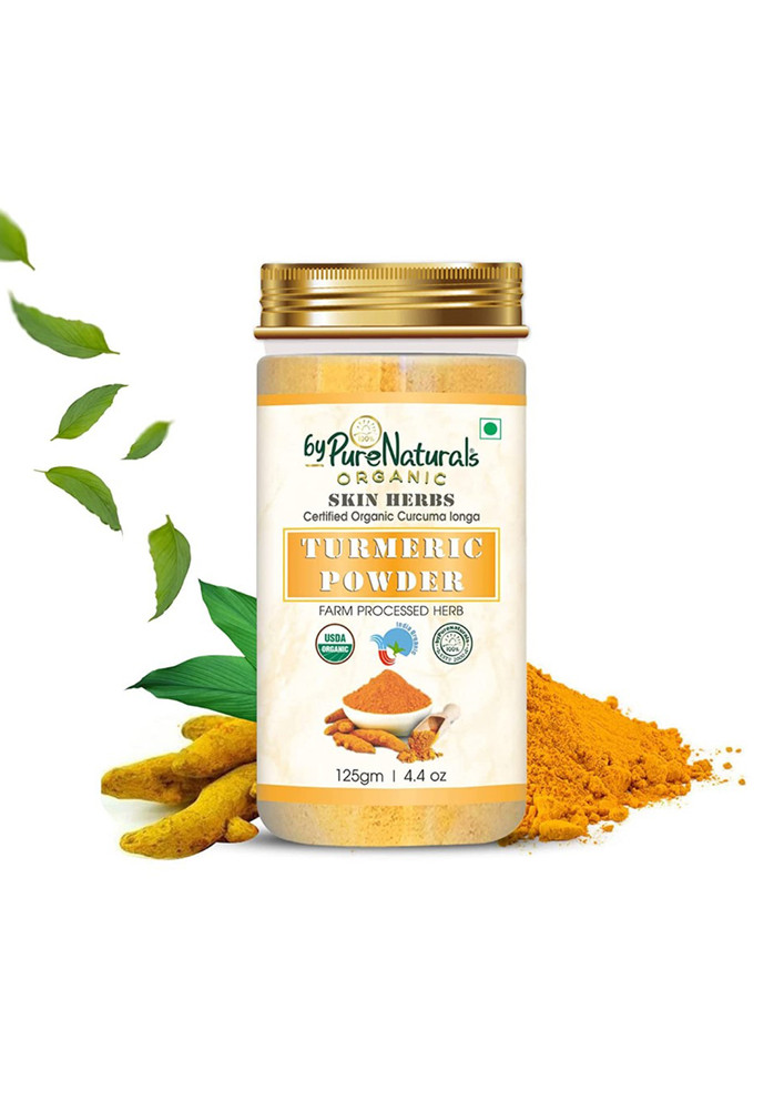 ByPureNaturals 100% Natural Herbal Organic Turmeric Powder 125gm