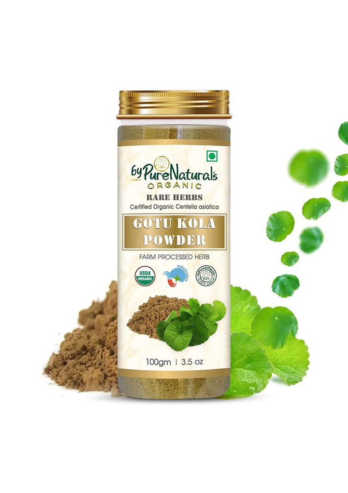 ByPureNaturals 100% Natural Herbal Organic Gotu Kola Powder 100gm