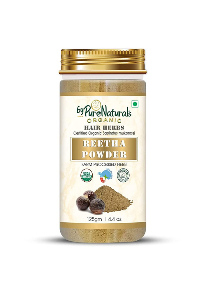 ByPureNaturals 100% Natural Herbal Organic Reetha Powder 100gm