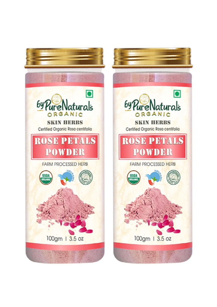 ByPureNaturals 100% Natural Herbal Organic Rose Petal Powder 100gm pack of 2