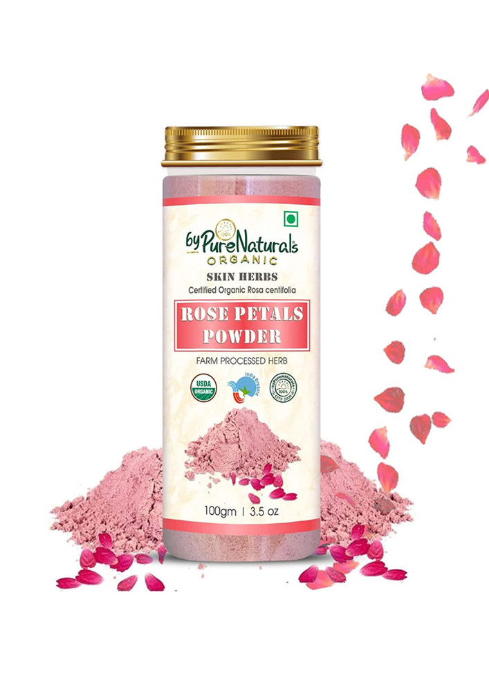 ByPureNaturals 100% Natural Herbal Organic Rose Petal Powder 100gm
