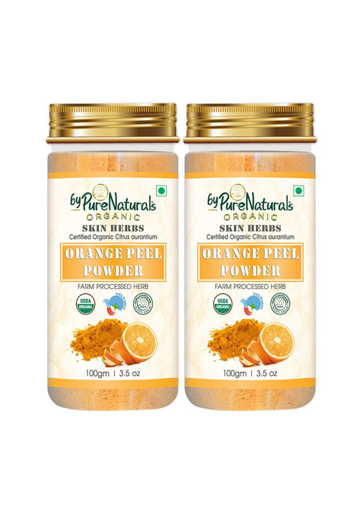 ByPureNaturals 100% Natural Herbal Organic Orange Peel Powder 100gm pack of 2