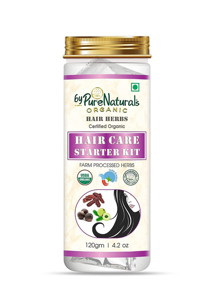 Bypurenaturals 100% Natural Herbal Organic Hair Care Starter Diy Kit 120gm