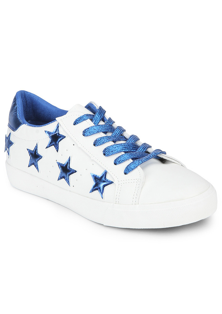 A STARRY NIGHT WHITE SNEAKERS