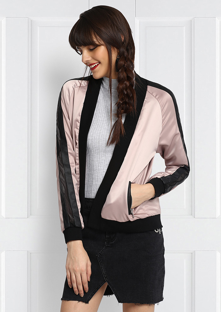 NIGHT FEVER BLACK AND PINK JACKET