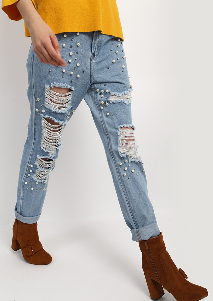 ROUGH STUFF DISTRESSED JEANS