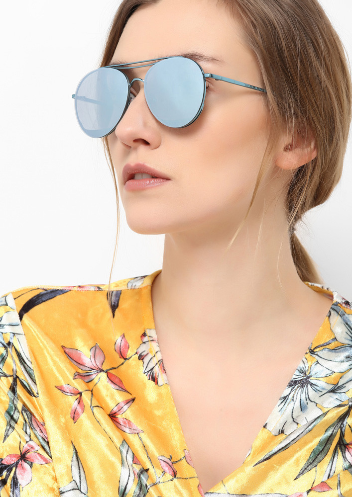 CUT TO THE CHASE AVIATOR SUNGLASSES
