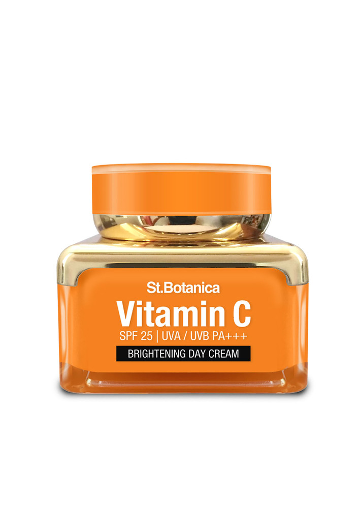 StBotanica Vitamin C Brightening Day Cream With SPF 30 UVA/UVB PA+++ For Radiant Youthful Looking Skin, 50 g