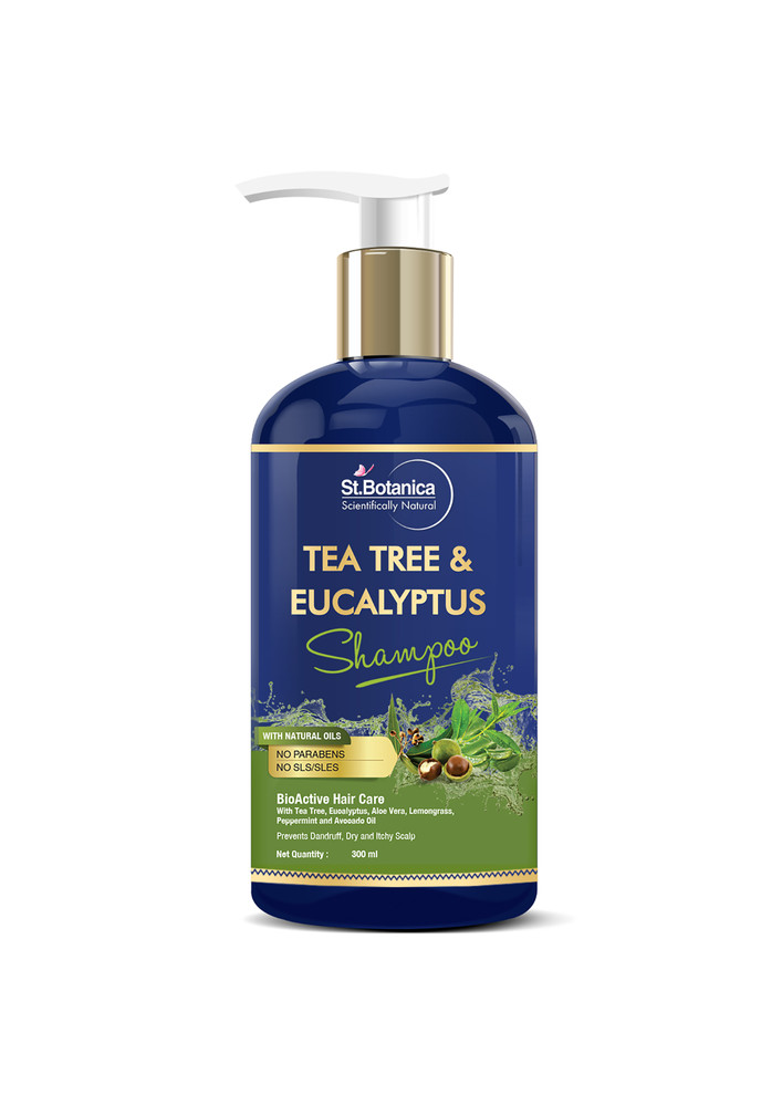Stbotanica Eucalyptus & Tea Tree Oil Hair Repair Shampoo - 300ml - No Sls/sulphate, No Parabens, No Silicon