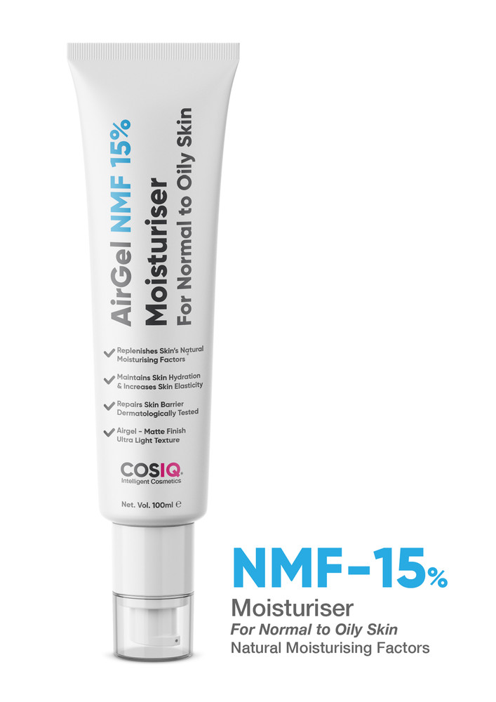 Cos-IQ- AirGel NMF 15% for Oily Skin Moisturizer for Men & Women - 100 ml