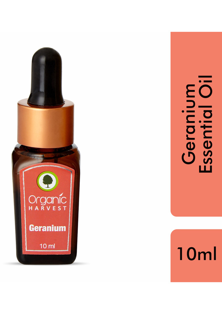 Organic Harvest Geranium Essential Oil - 10ml
