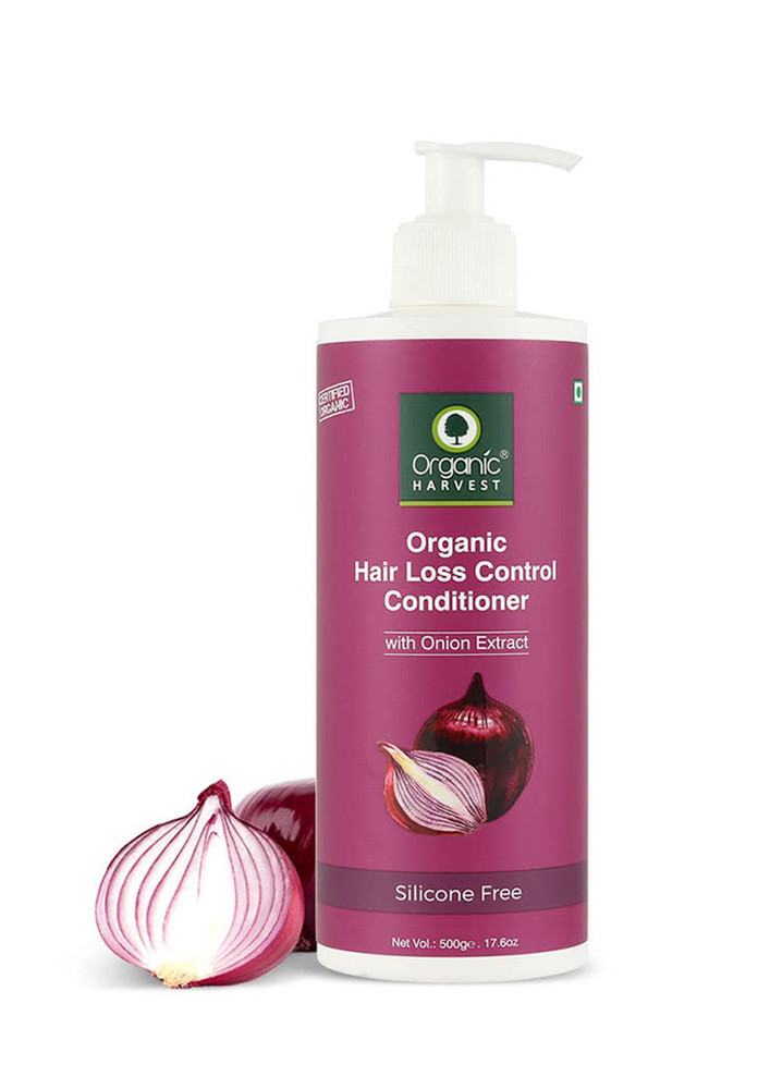 Organic Harvest Red Onion Conditioner For Hair Fall Control & Hair Growth | Suitable for All Type Hair | Sulphates & Parabens Free | Anti Hairfall Conditioner For Men & Women 500ml
