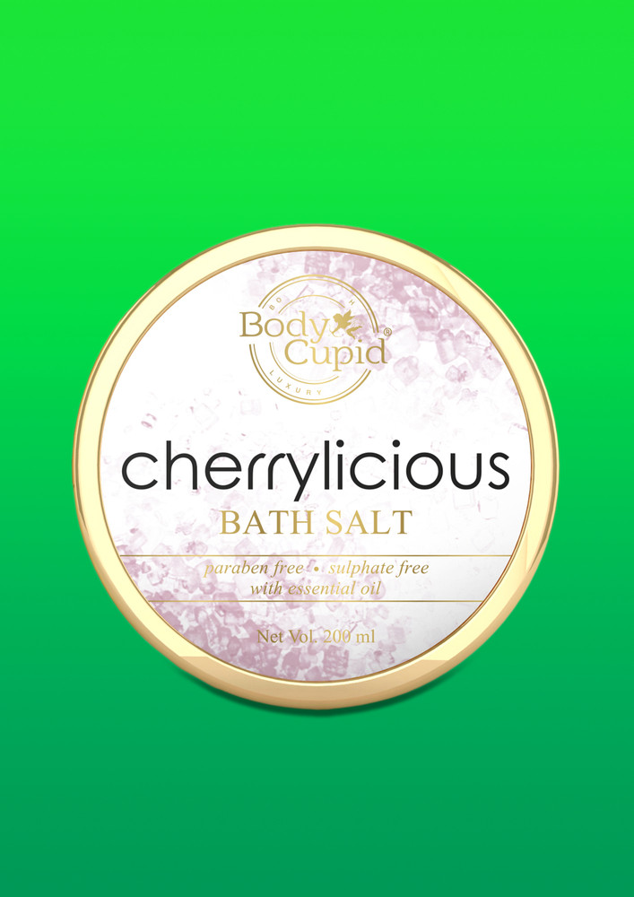 Body Cupid Cherrylicious Bath Salt - 200 Ml