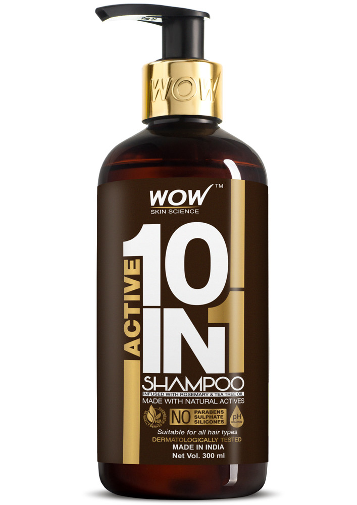Wow Skin Science Miracle 10 In 1 Shampoo - 300ml