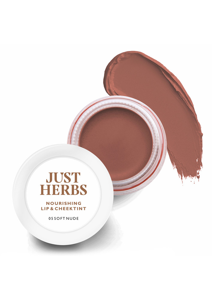 Just Herbs Lip And Cheek Tint -05 Soft Nude