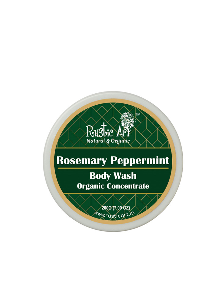 RUSTIC ART ROSEMARY PEPPERMINT BODY WASH CONCENTRATE