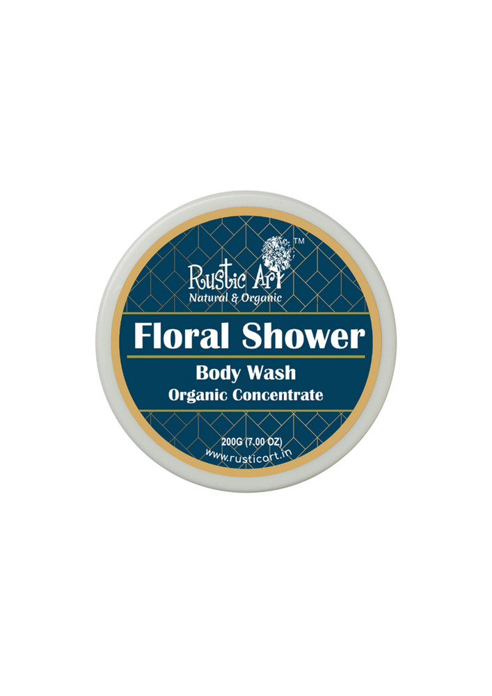 RUSTIC ART FLORAL SHOWER BODY WASH CONCENTRATE