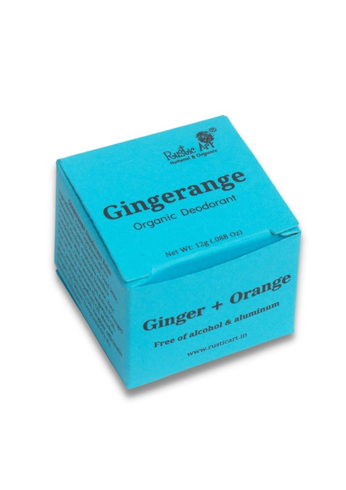 Gingerange Organic Deodorant Balm With Vitamin E (12g)