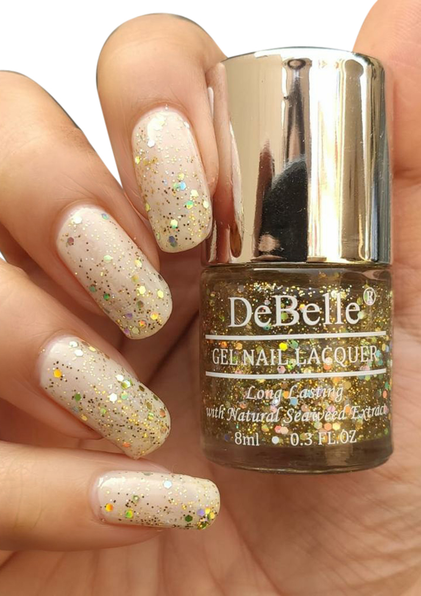 Buy Gold Holographic Glitter Nail Polish, Gold Glitter Nail Lacquer  :glitziness Online in India - Etsy