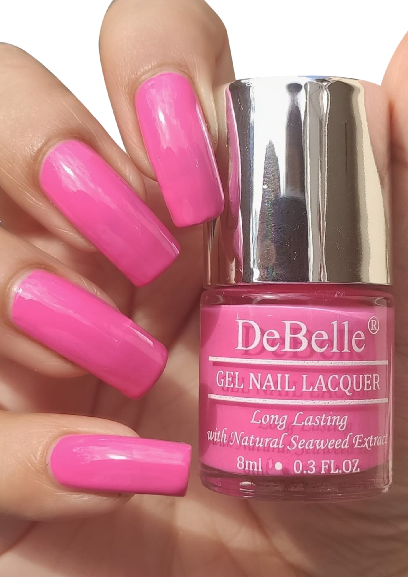 DeBelle Gel Nail Lacquer Strawberry Souffle' Bubblegum Pink Nail Polish