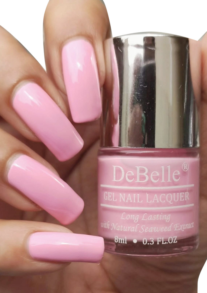 Debelle Gel Nail Lacquer Cherry Macaron Powder Pink Nail Polish