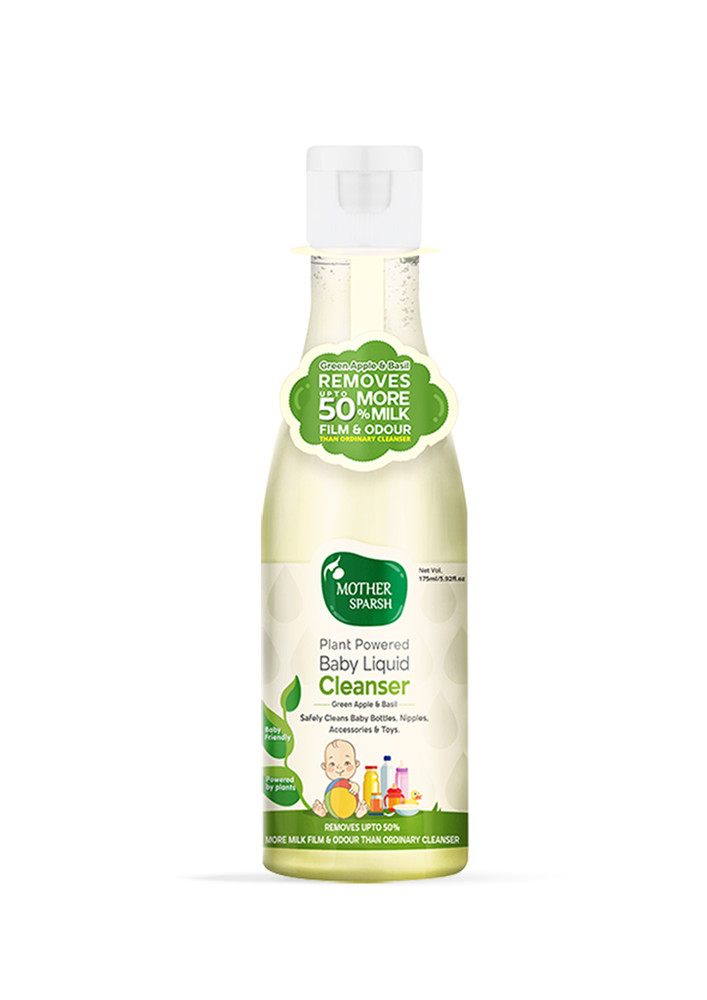 Mother Sparsh Natural Baby Liquid Cleanser-175ml