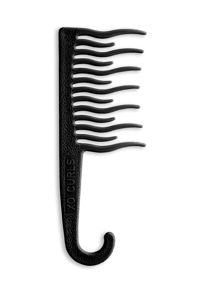 XO Curls Shower Detangling Comb Black