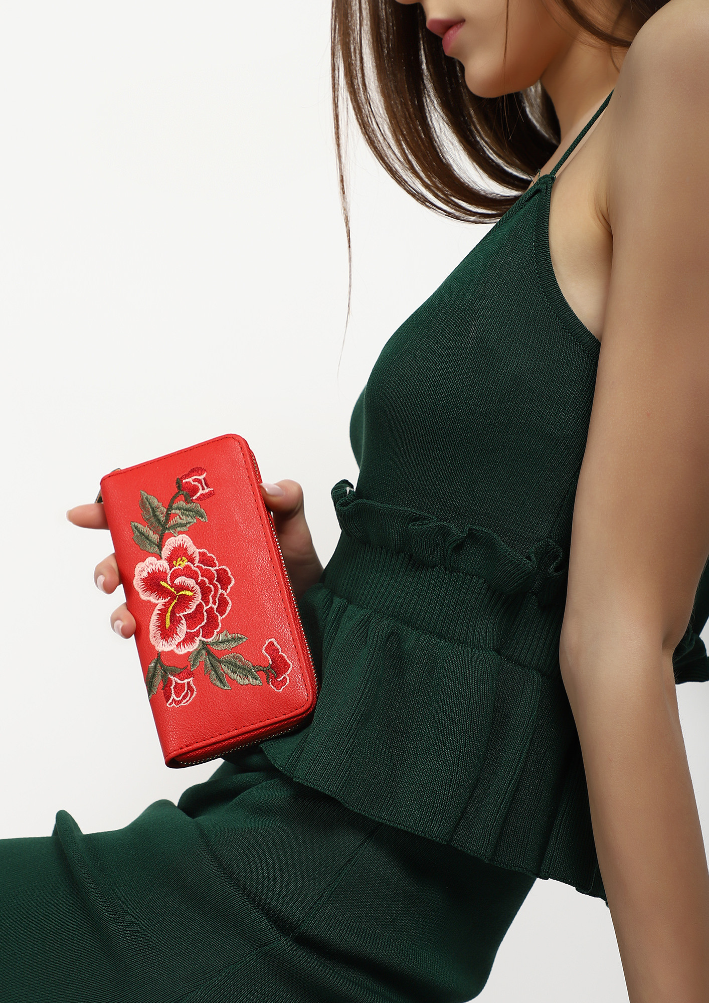 ROSE OF MY HEART RED WALLET