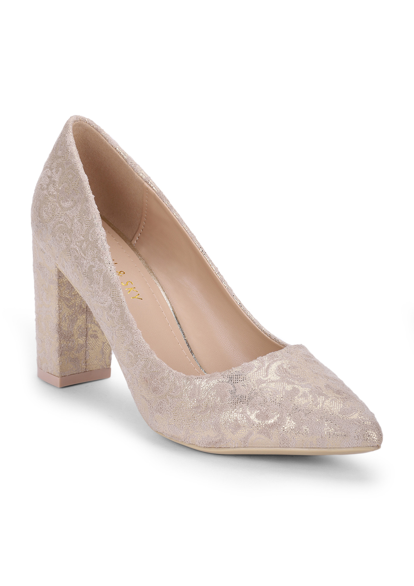 THE ROYAL WITHIN YOU APRICOT PUMPS