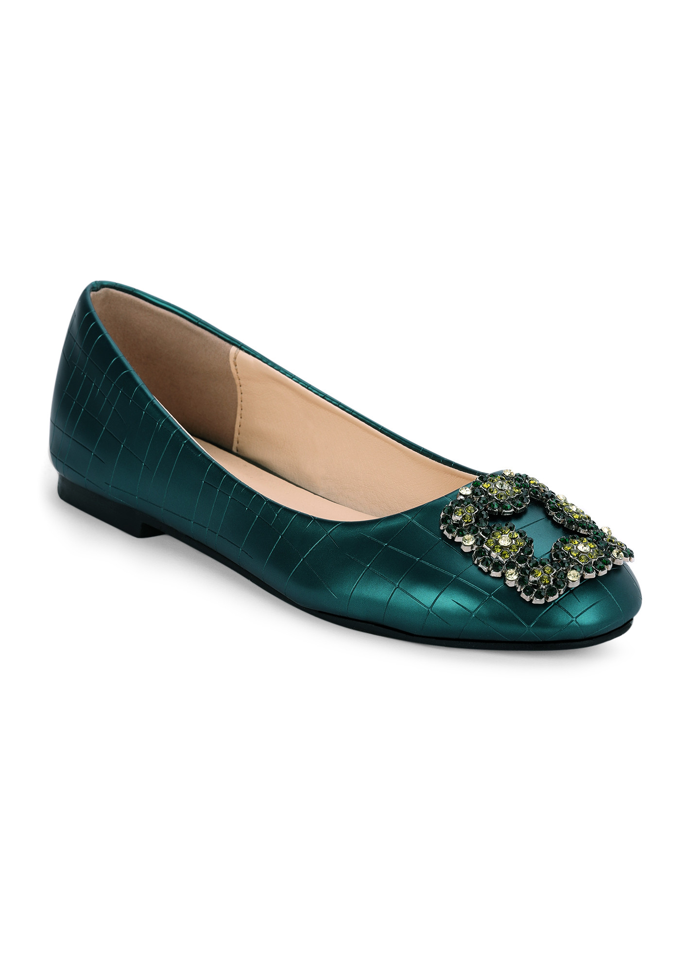 CLASS AND SASS BLUE FLAT SHOES