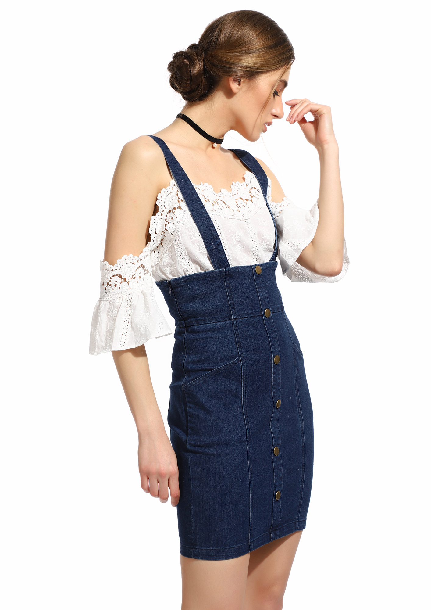 JEAN-ETICALLY GIFTED DARK BLUE DUNGAREE