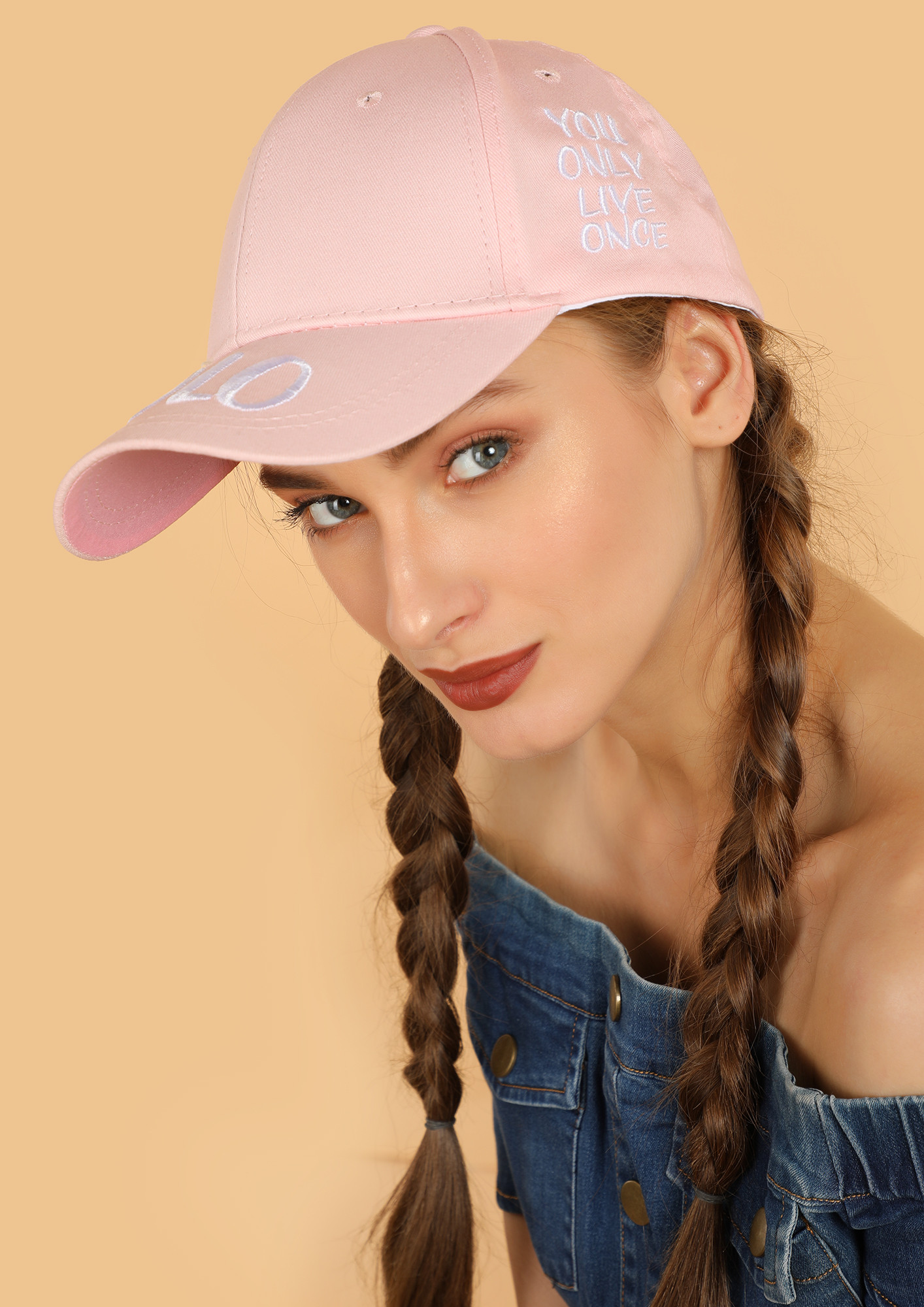 SEIZE THE DAY PINK BASEBALL CAP