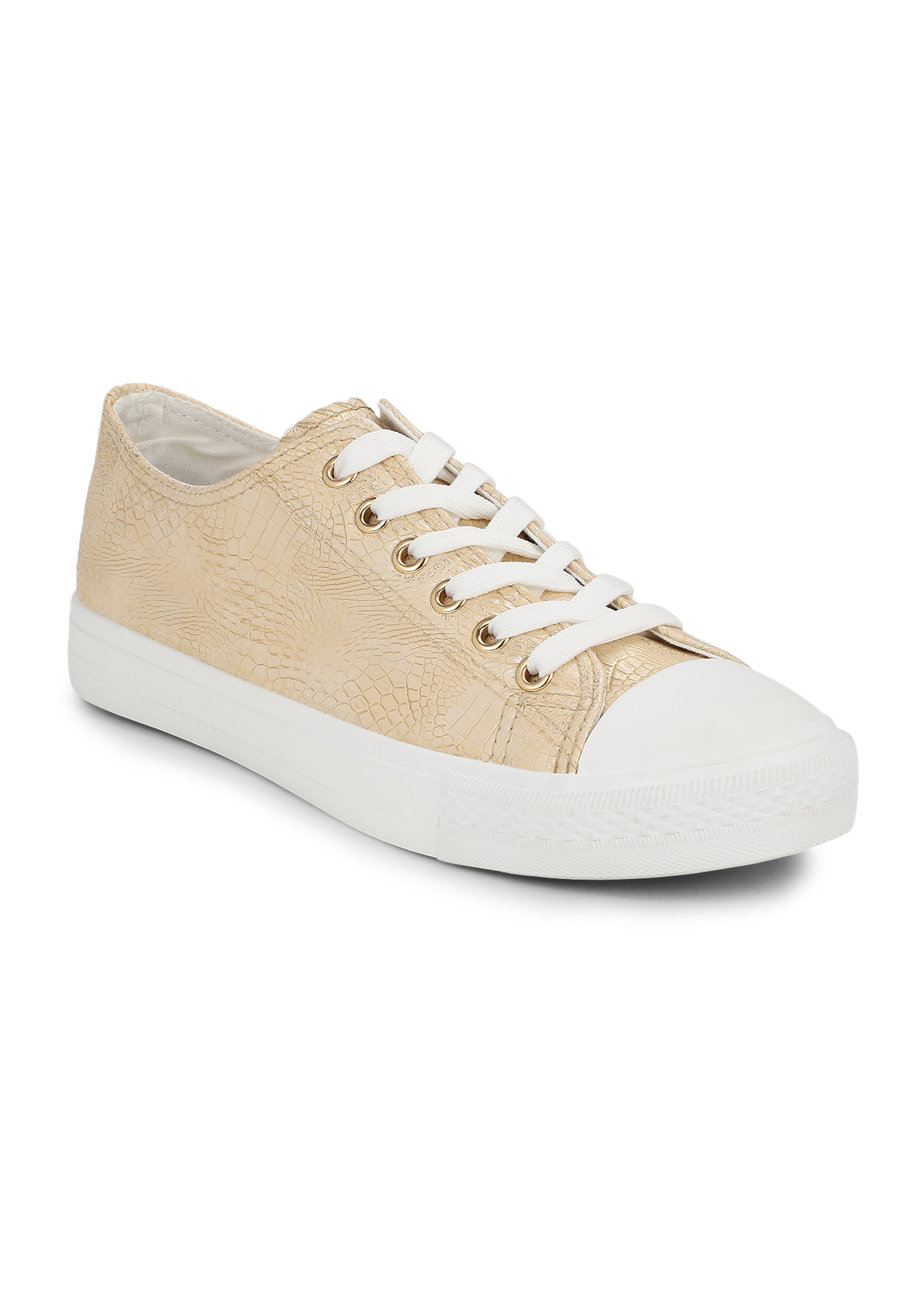 THE SHOW-STOPPER GOLD SNEAKERS