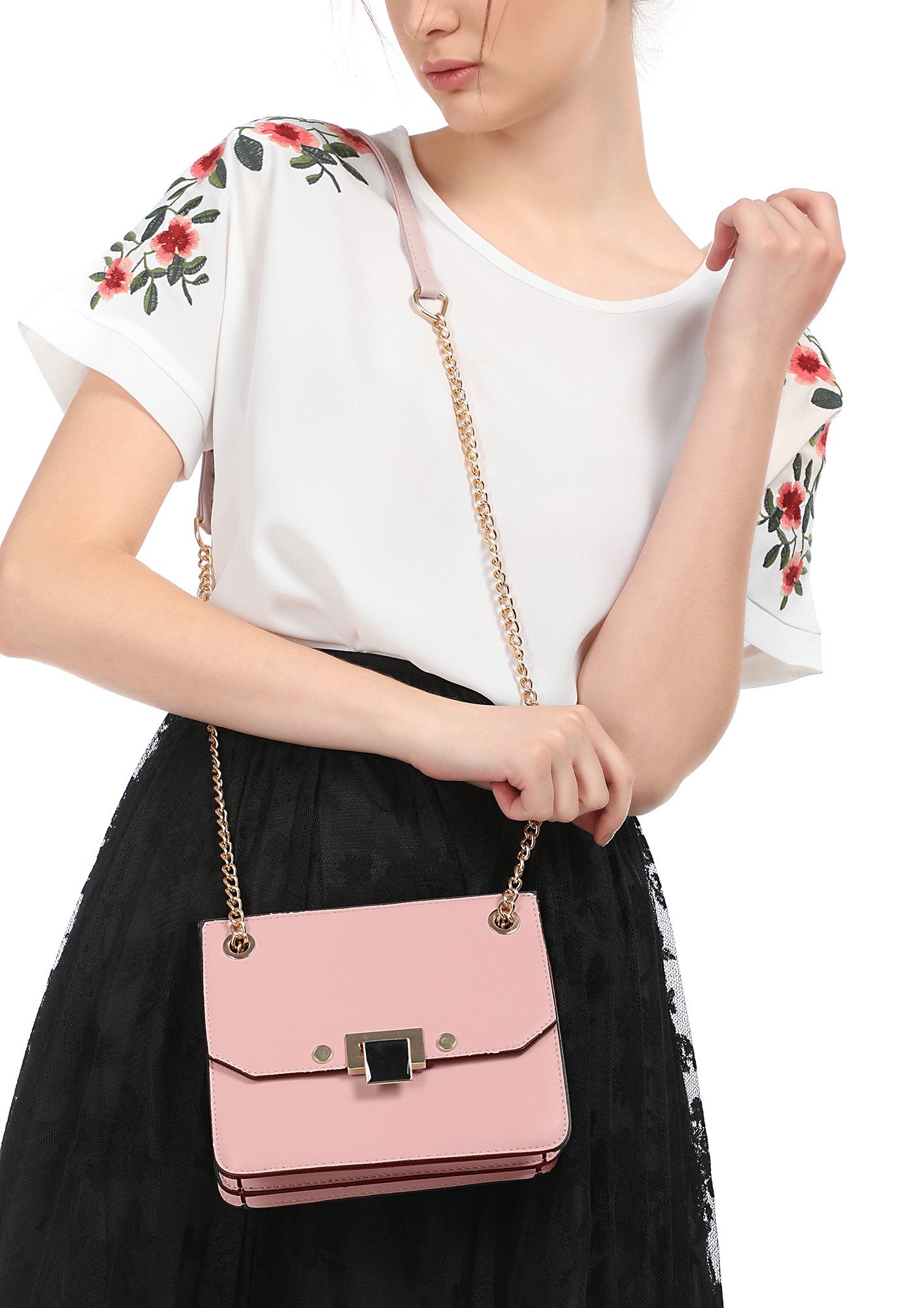 Buy Peach Handbags for Women by KLEIO Online | Ajio.com