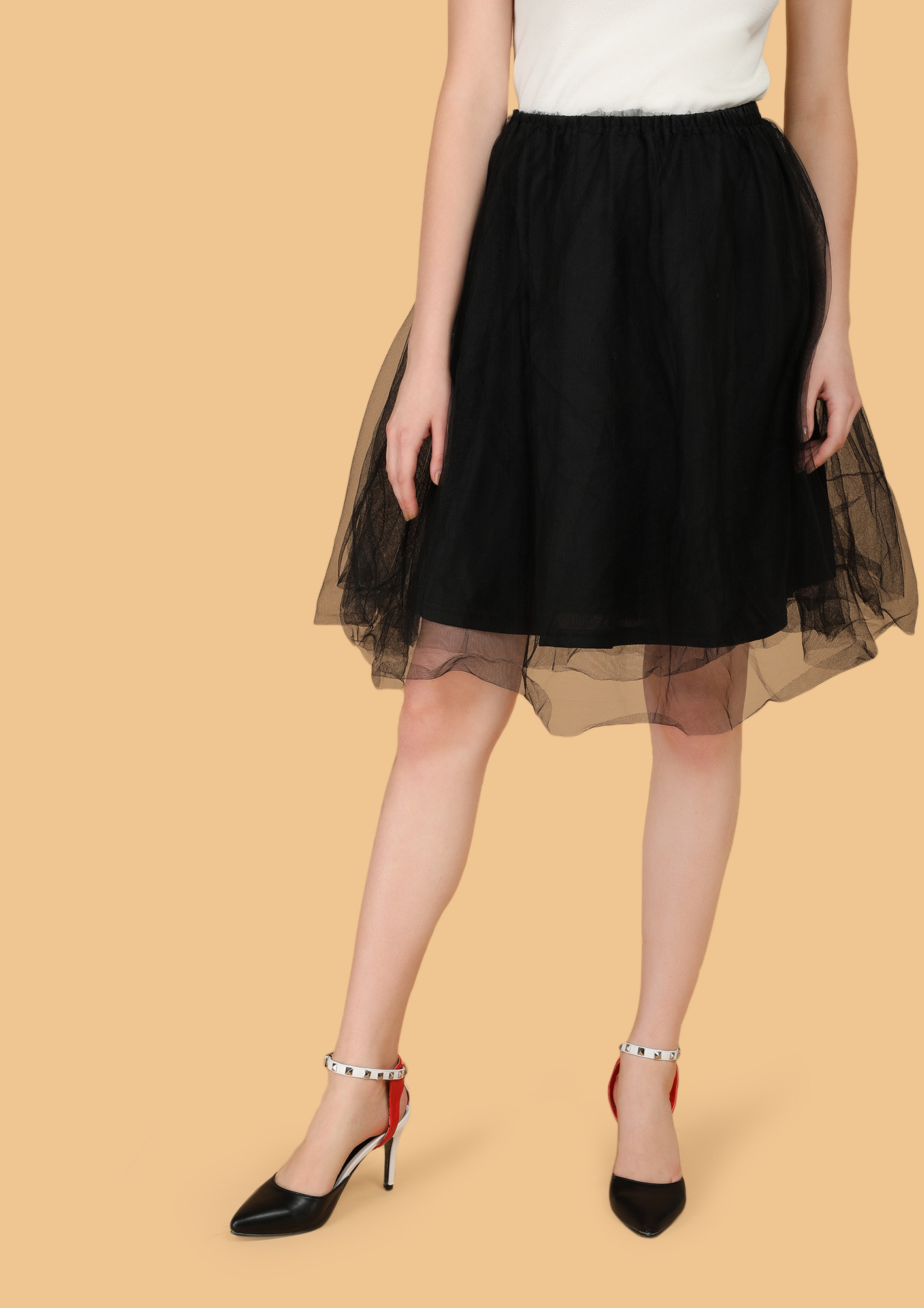 DANCE WITH ME BABY BLACK TULLE SKIRT