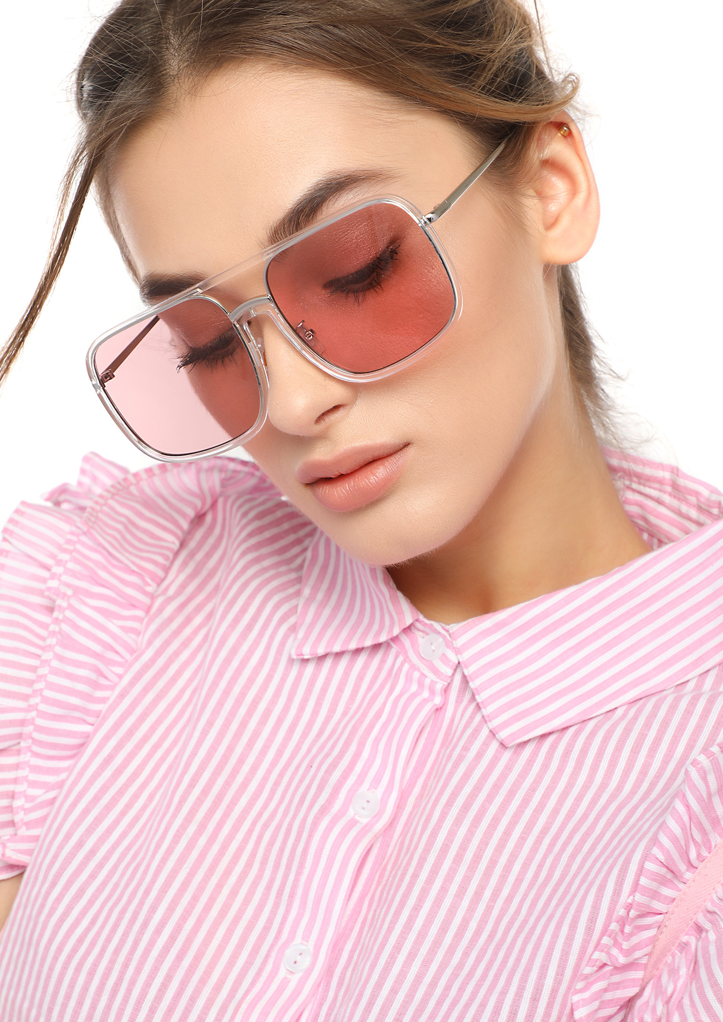Big Frame New Retro Women Fashion Shades Gradient Sunglasses – Xaina