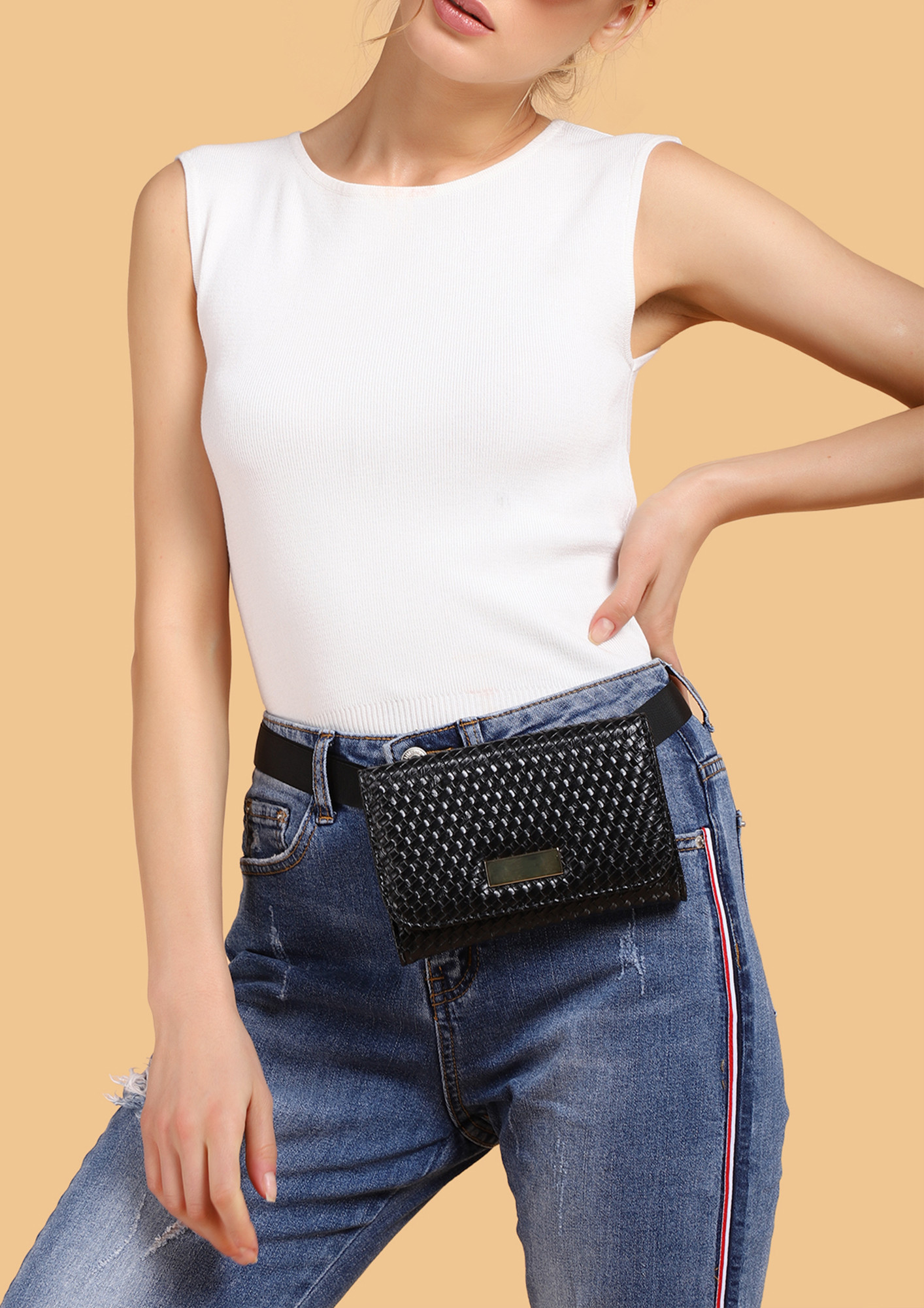 Buy 3 in 1 Fashion Waist Bags for Women Quilted Shoulder Purses with Chain  Strap Small Ladies Fanny Packs Stylish Belt Bag Online at desertcartINDIA