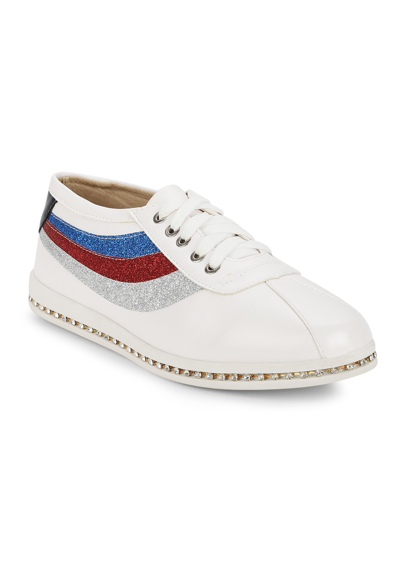 SPORTY-CHIC DONE RIGHT WHITE CASUAL SHOES
