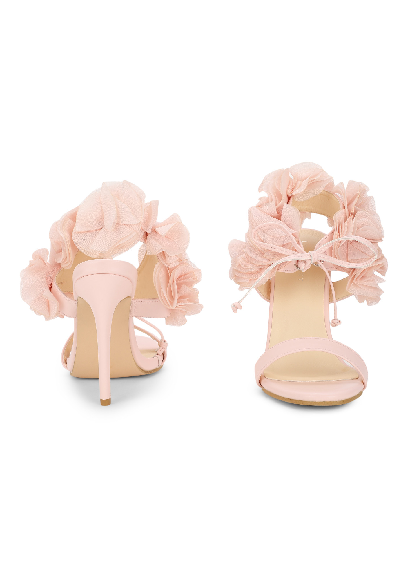 Corky's Flowers One In Melon Heels – Macoma Boutique