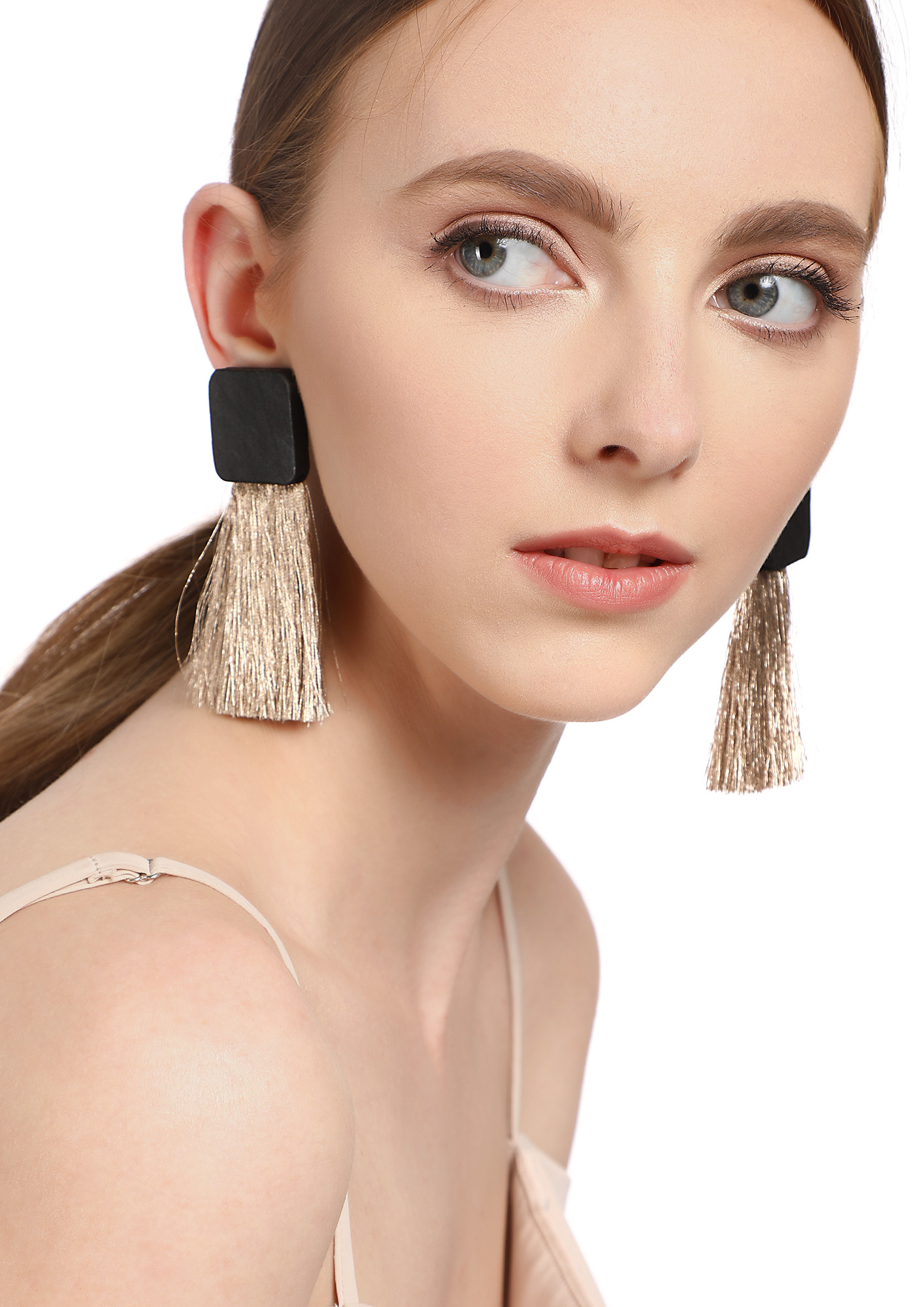 Buy Pearl Stone Drop Black Earring online  Looksgudin