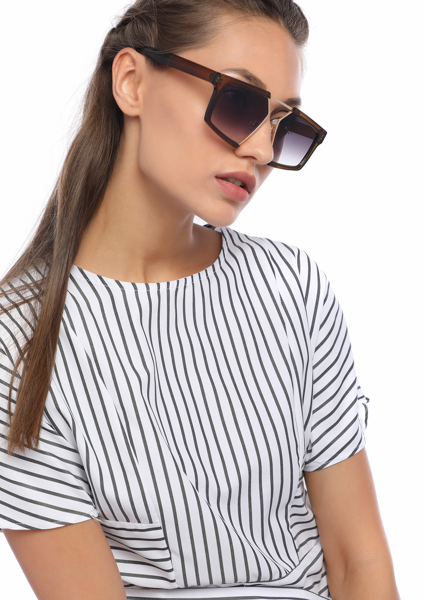 FIND YOUR RIGHT ANGLE GREY ANGULAR SUNGLASSES
