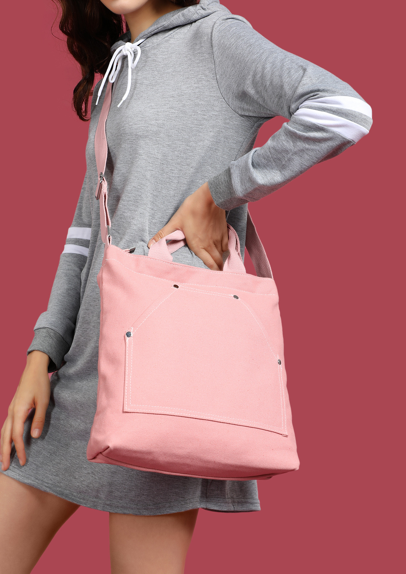 IN A PERFECT SHAPE PINK TRAVEL BAG