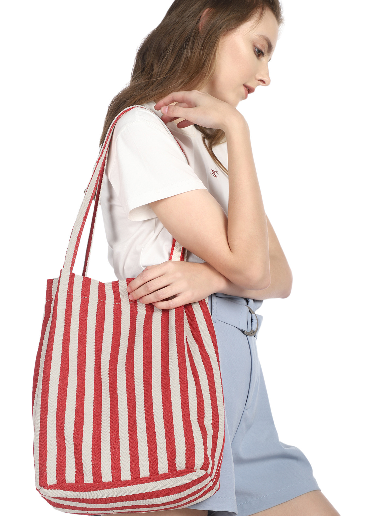 GET IN LINE RED TOTE BAG
