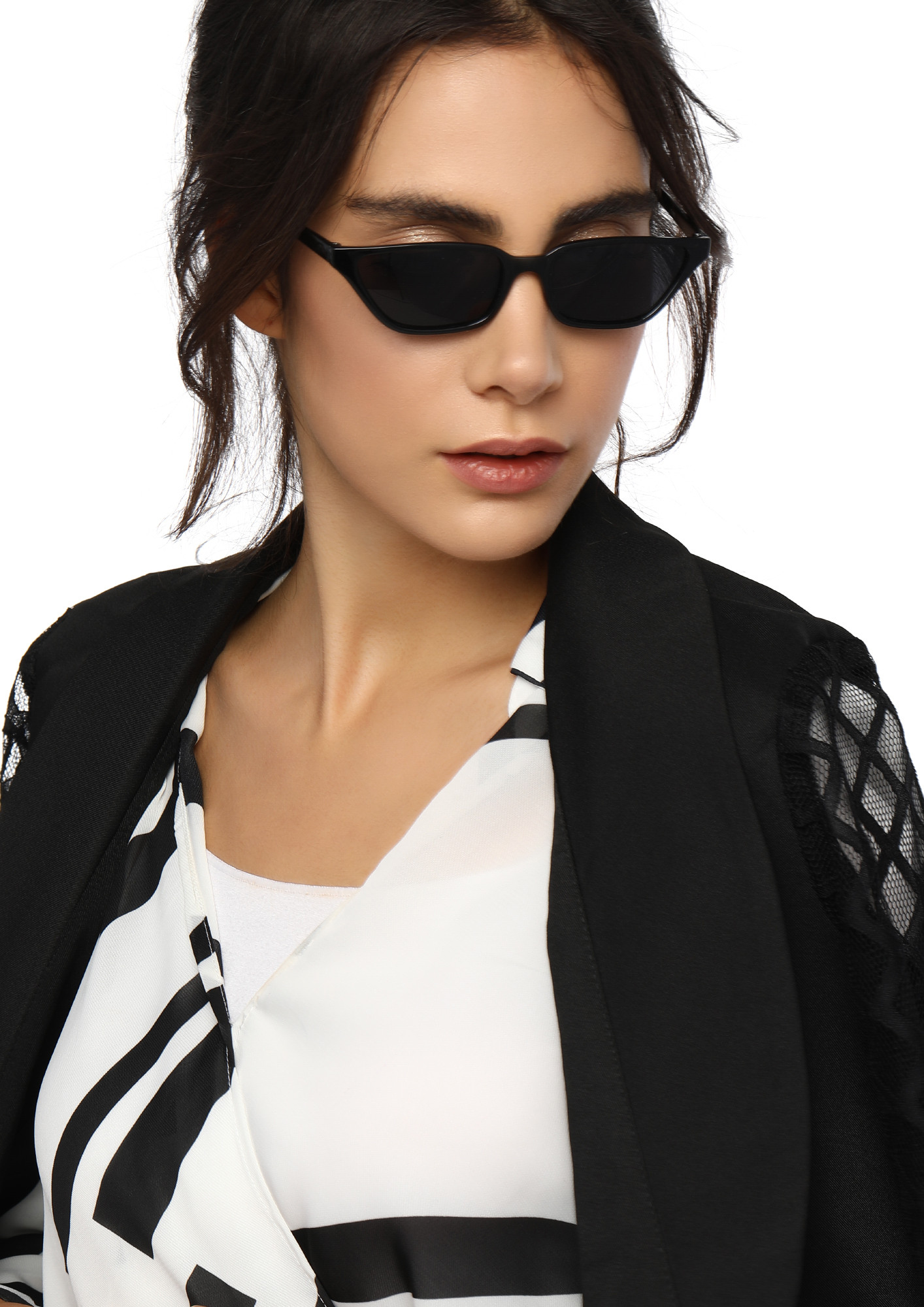 SHAPES TO PERFECTION BLACK SUNGLASSES