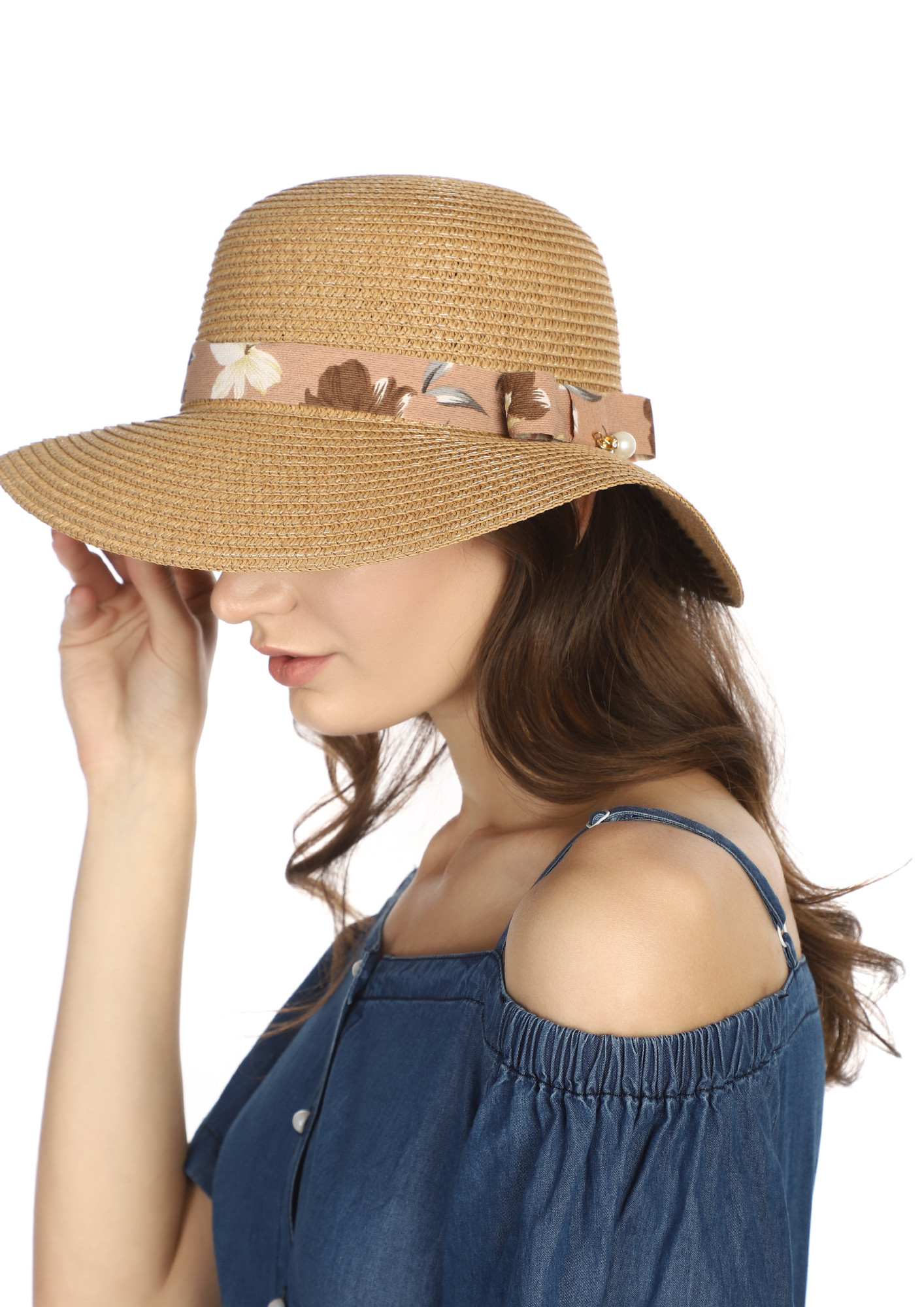 SAND AND SHORES BROWN STRAW HAT