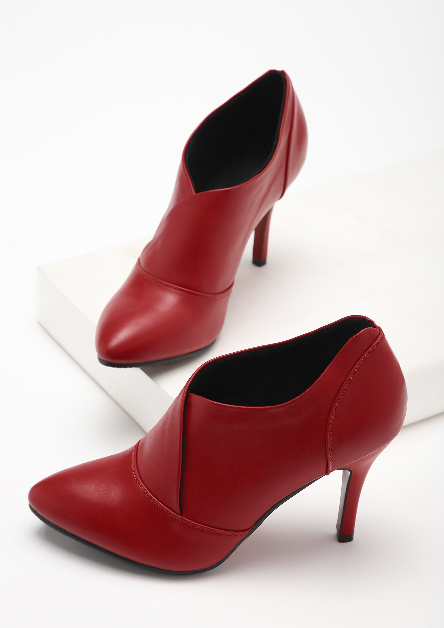 SASSY FOR THE GRAM RED HEELED SHOES